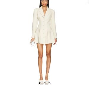 Camila Coelho Cream Blazer Dress